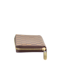 Louis Vuitton Zippy Wallet Damier Ebene Side