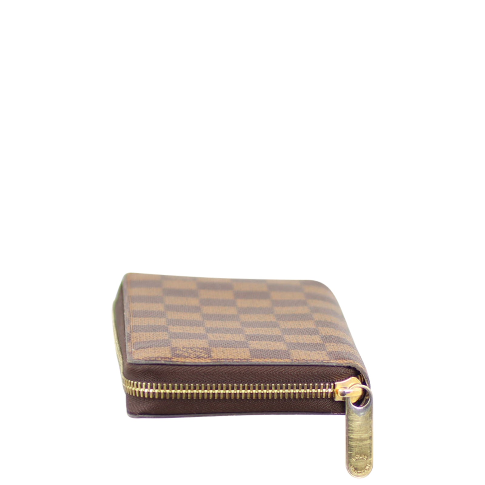 Louis Vuitton Zippy Wallet Damier Ebene Side