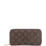 Louis Vuitton Zippy Wallet Monogram Front