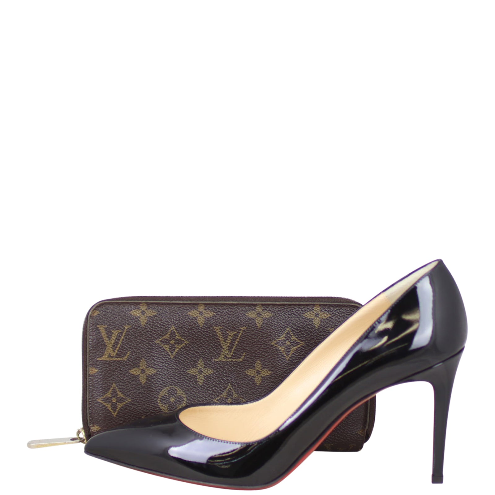 Louis Vuitton Zippy Wallet Monogram Shoe