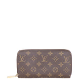 Louis Vuitton Zippy Wallet Monogram Front