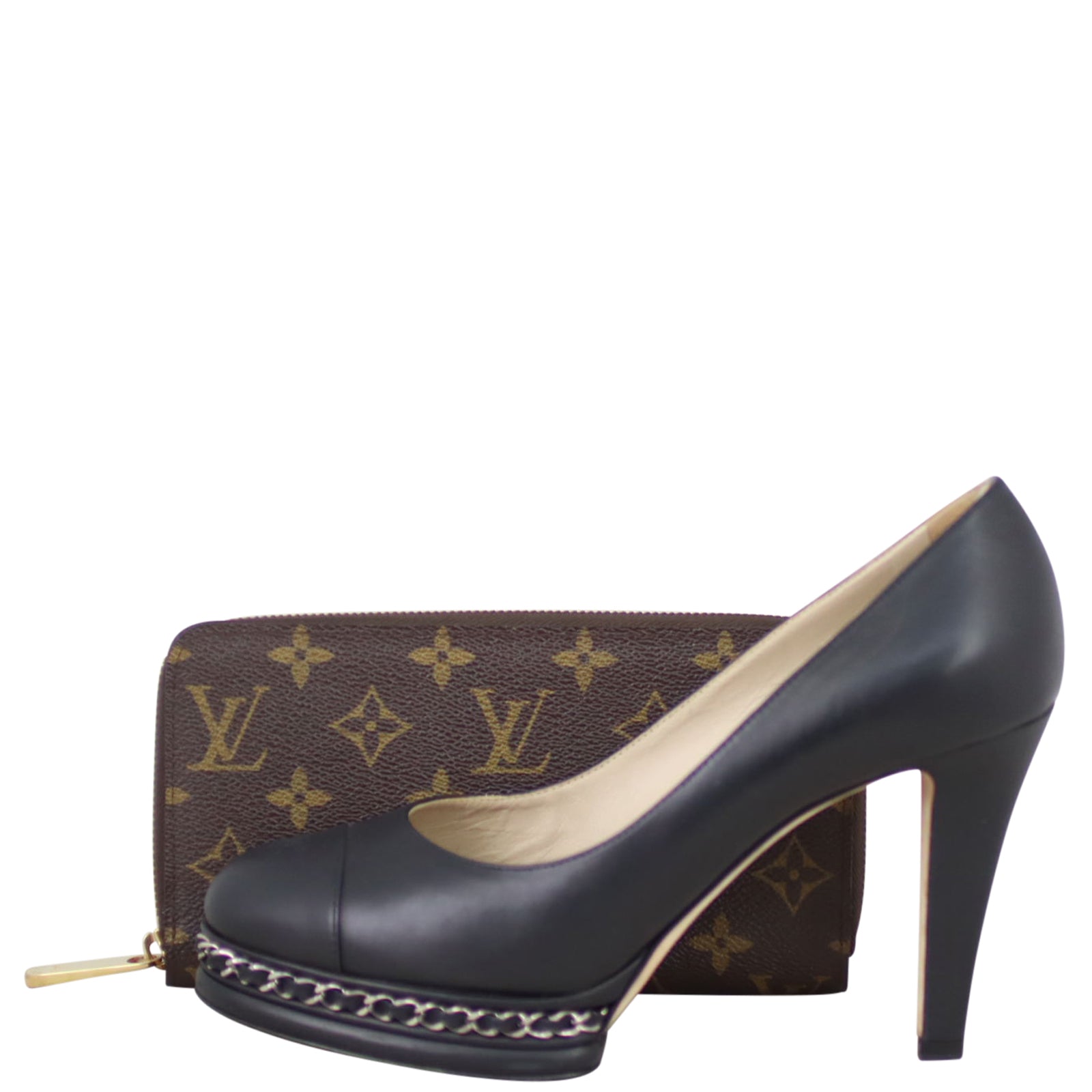 Louis Vuitton Zippy Wallet Monogram Shoe