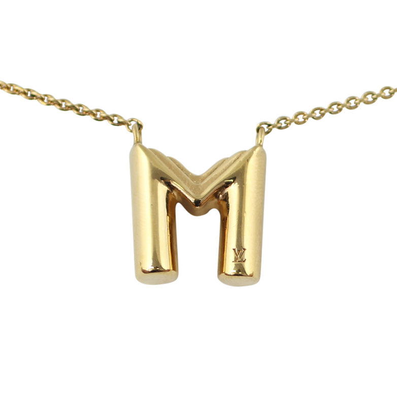Louis Vuitton LV & Me Necklace, Letter M Pendant
