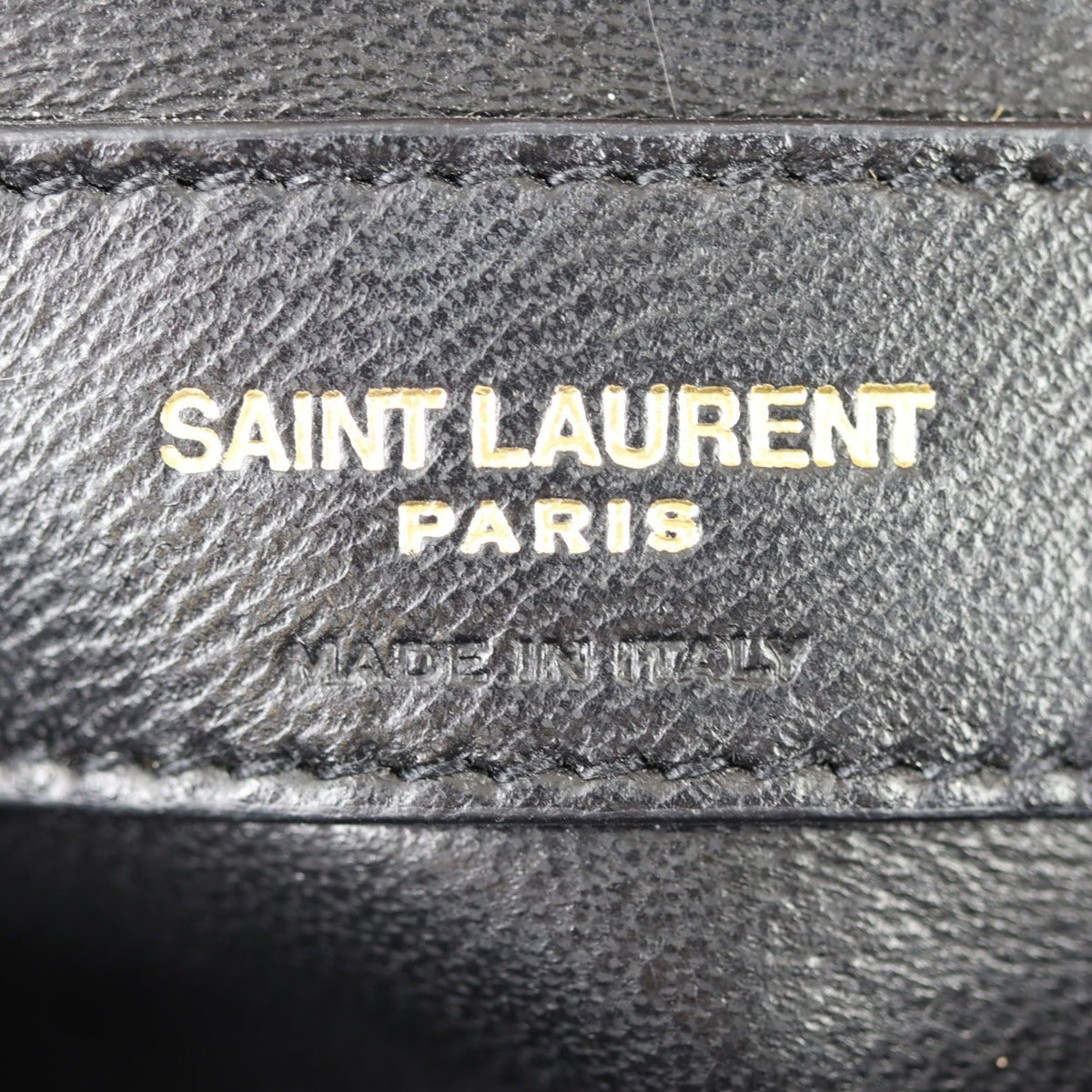 Saint Laurent Patent Vicky Large Stamp
