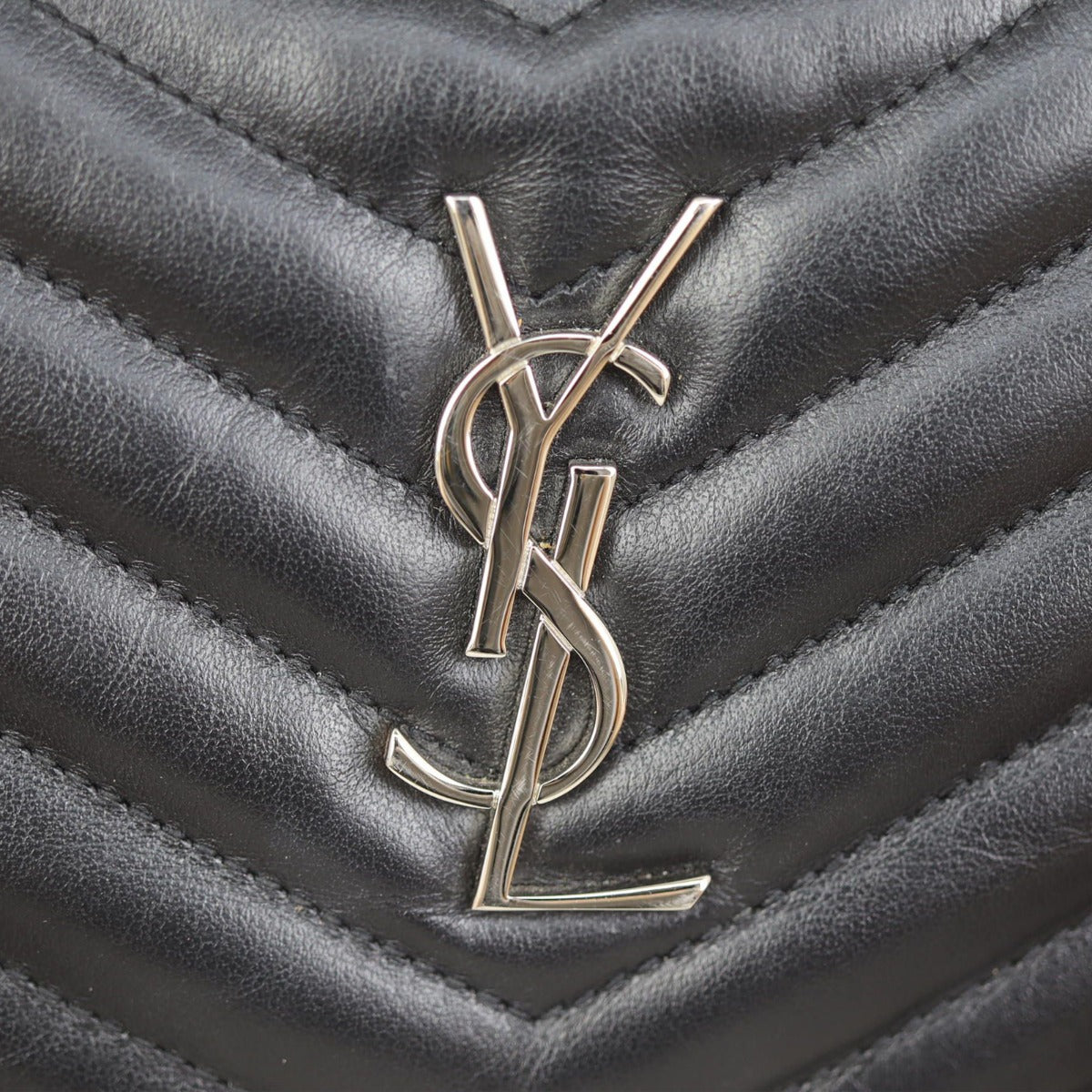 Saint Laurent Matelasse Monogram Mini Pouch