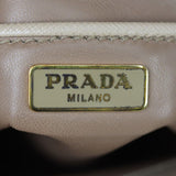 Prada Saffiano Top Handle Crossbody Satchel Stamp
