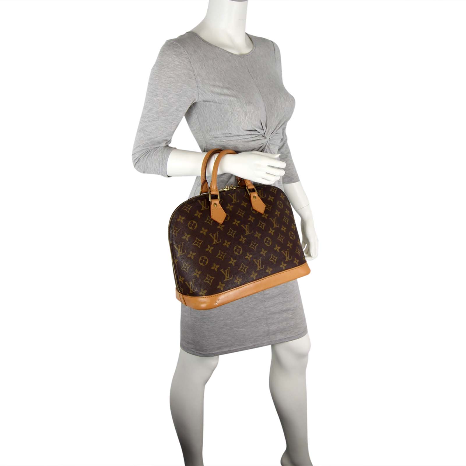 Louis Vuitton Alma Monogram PM Scale