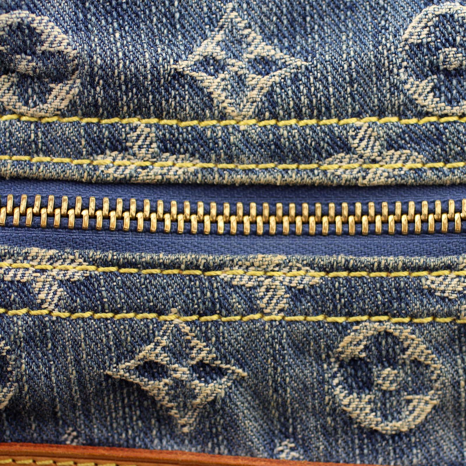 Louis Vuitton Monogram Denim Baggy PM Yellowing