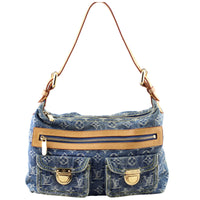 Louis Vuitton Monogram Denim Baggy PM Front