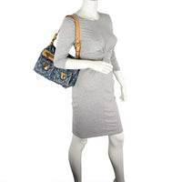 Louis Vuitton Monogram Denim Baggy PM Scale