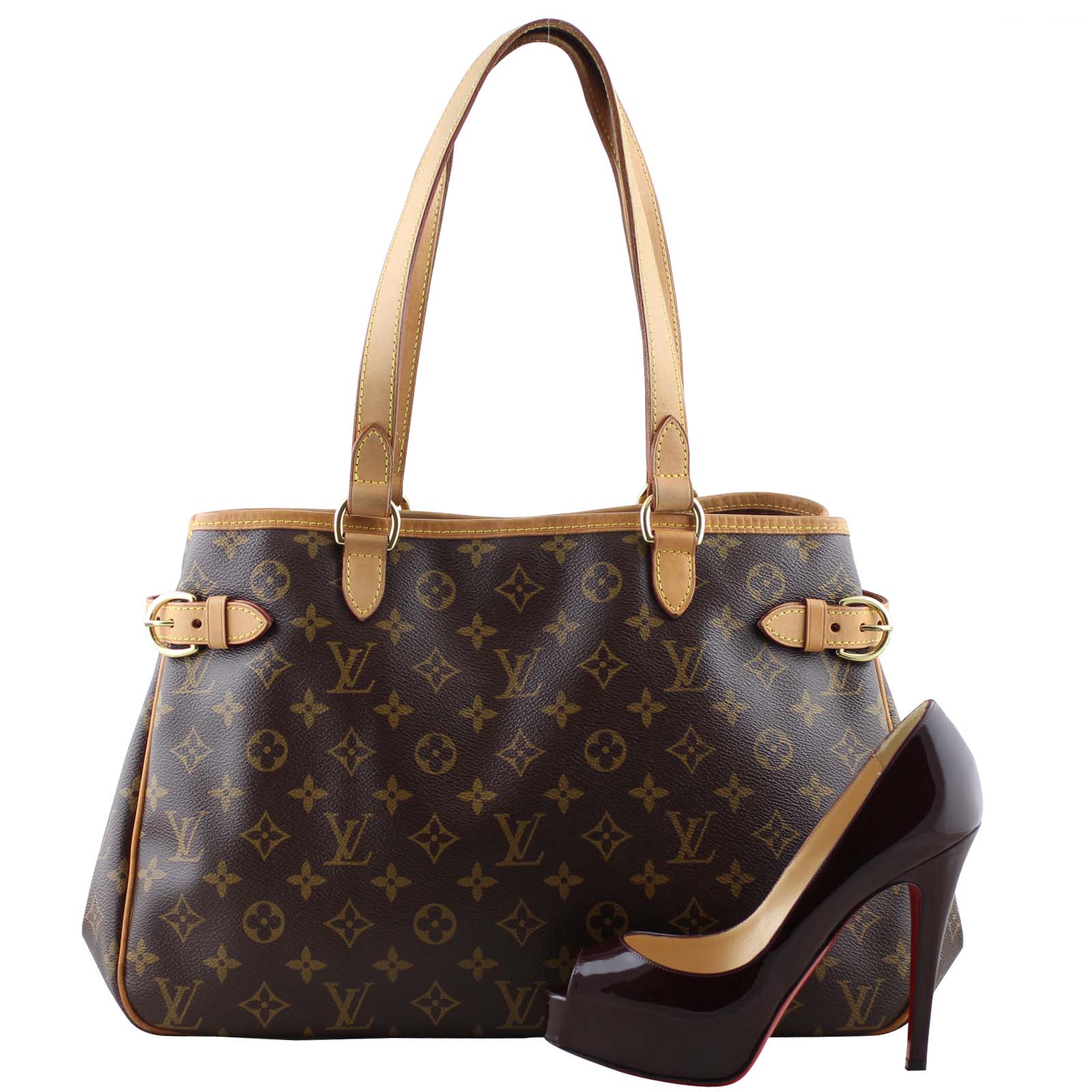 Louis Vuitton Batignolles Horizontal Tote Front Scale