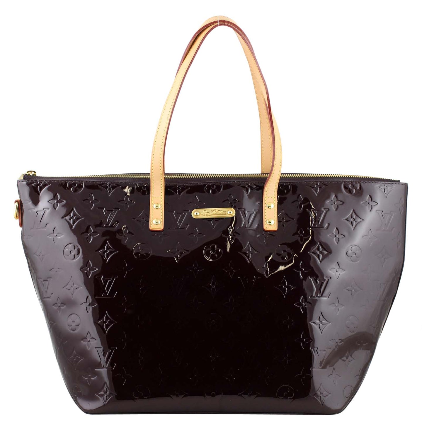 Louis Vuitton Bellevue GM Vernis Amarante Front
