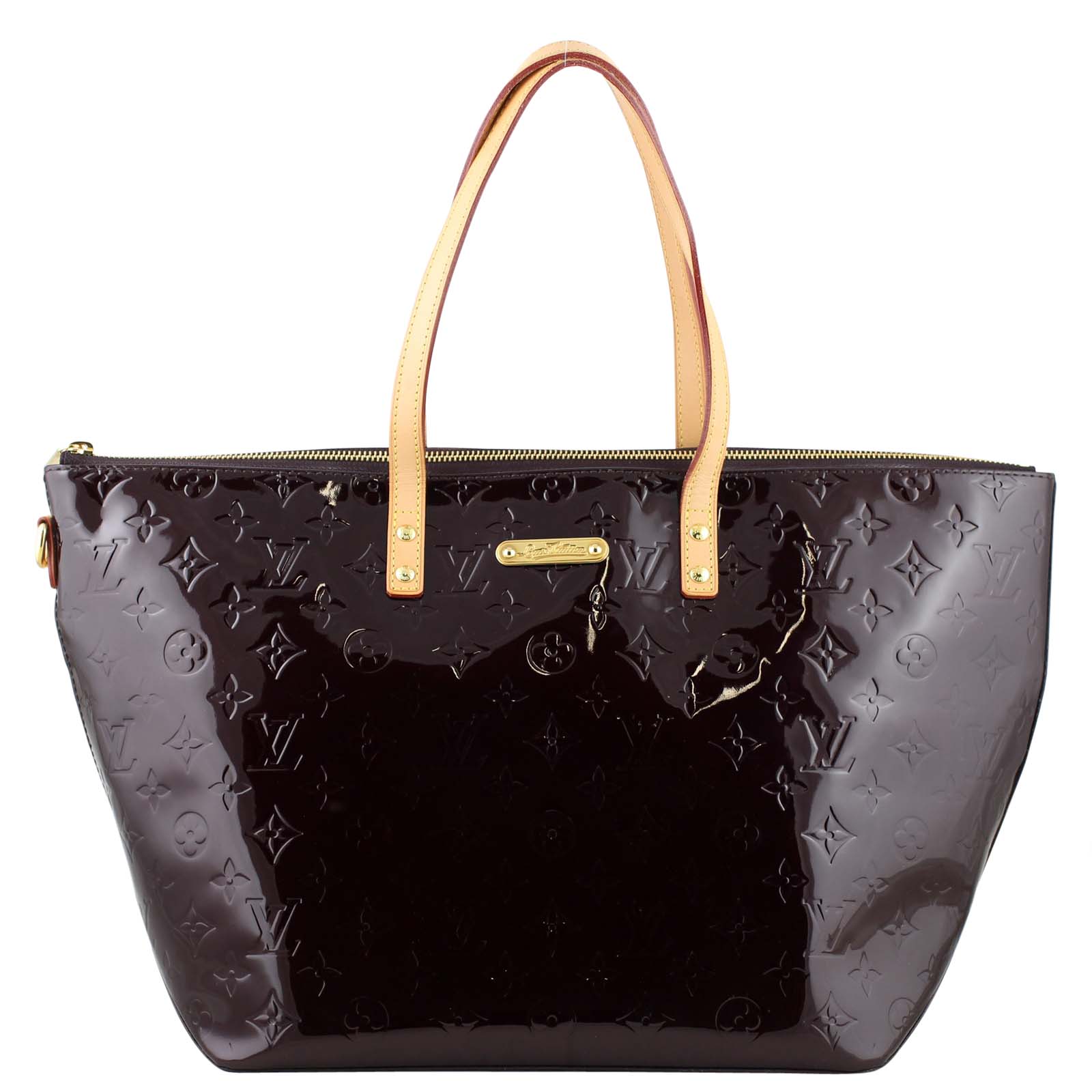 Louis Vuitton Bellevue GM Vernis Amarante Front