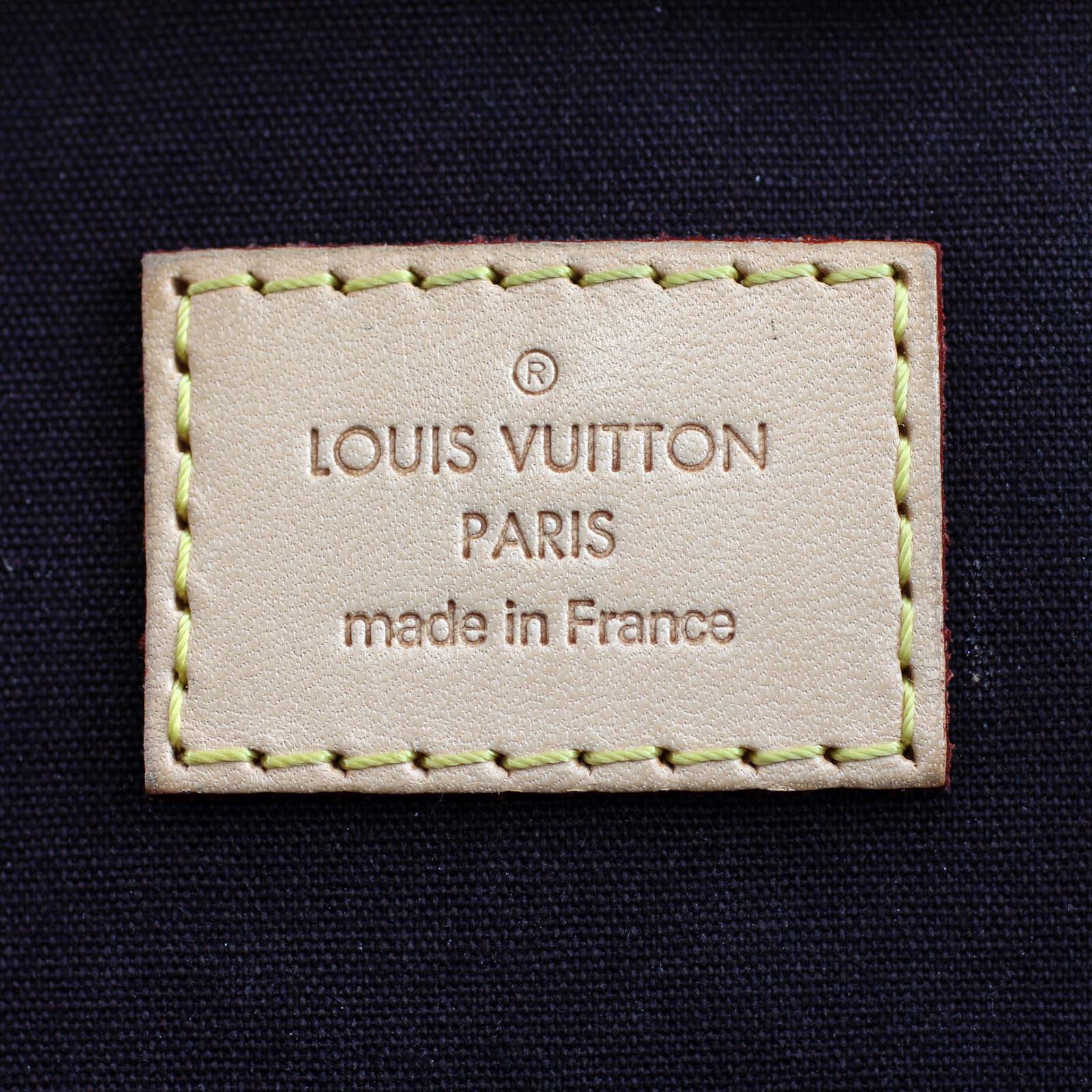 Louis Vuitton Bellevue GM Vernis Amarante made in France