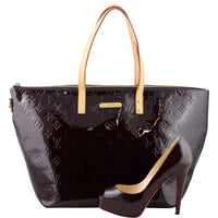 Louis Vuitton Bellevue GM Vernis Amarante Scale