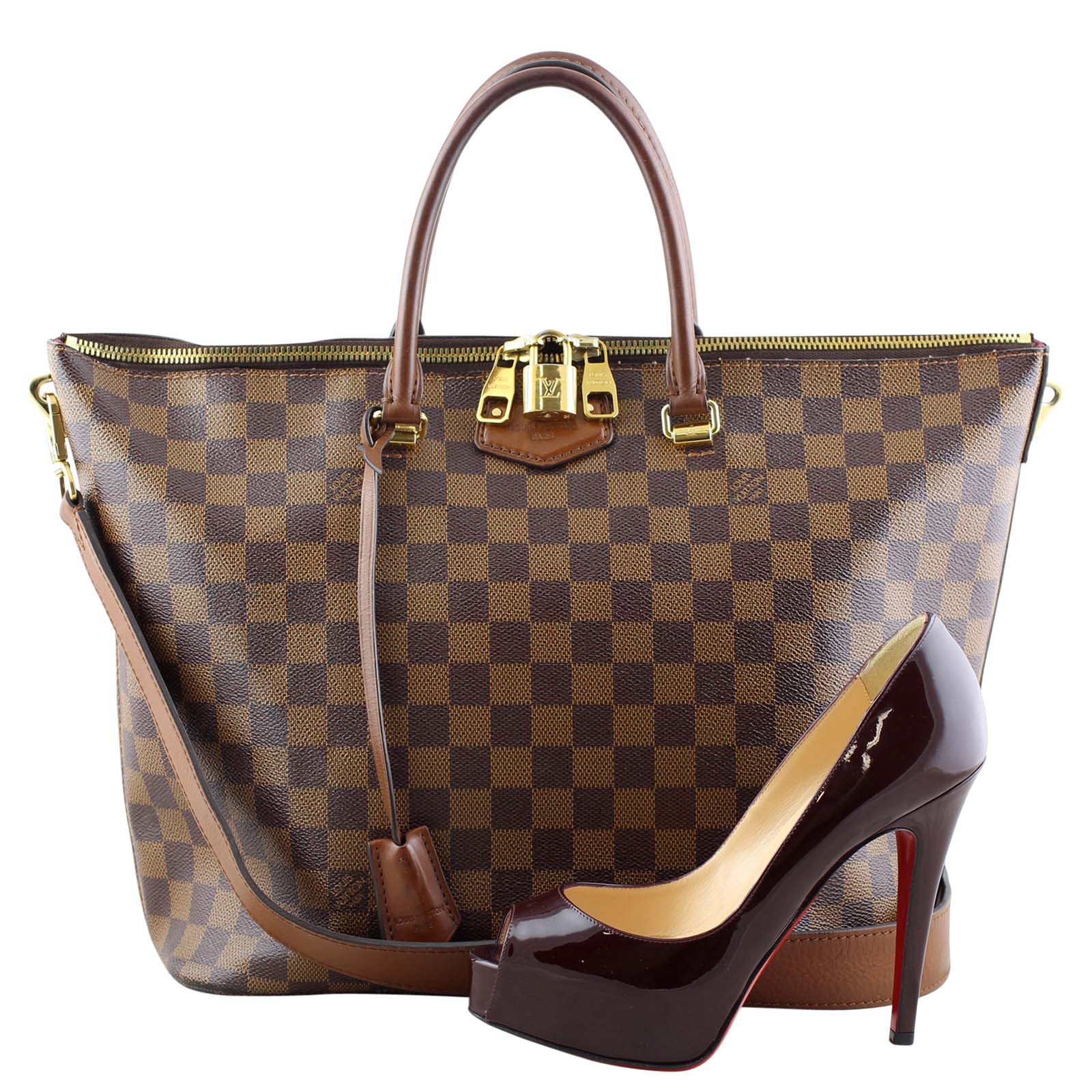 Louis Vuitton Belmont Damier Ebene Scale