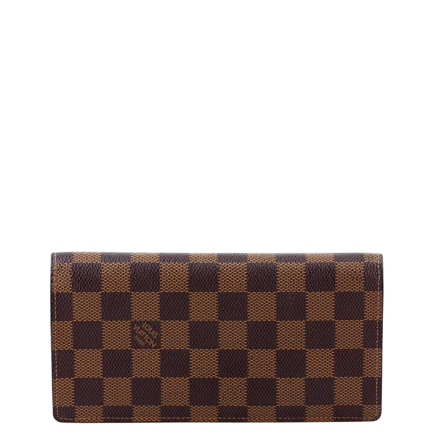 Louis Vuitton Brazza Wallet Damier Ebene Front