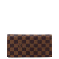 Louis Vuitton Brazza Wallet Damier Ebene Front