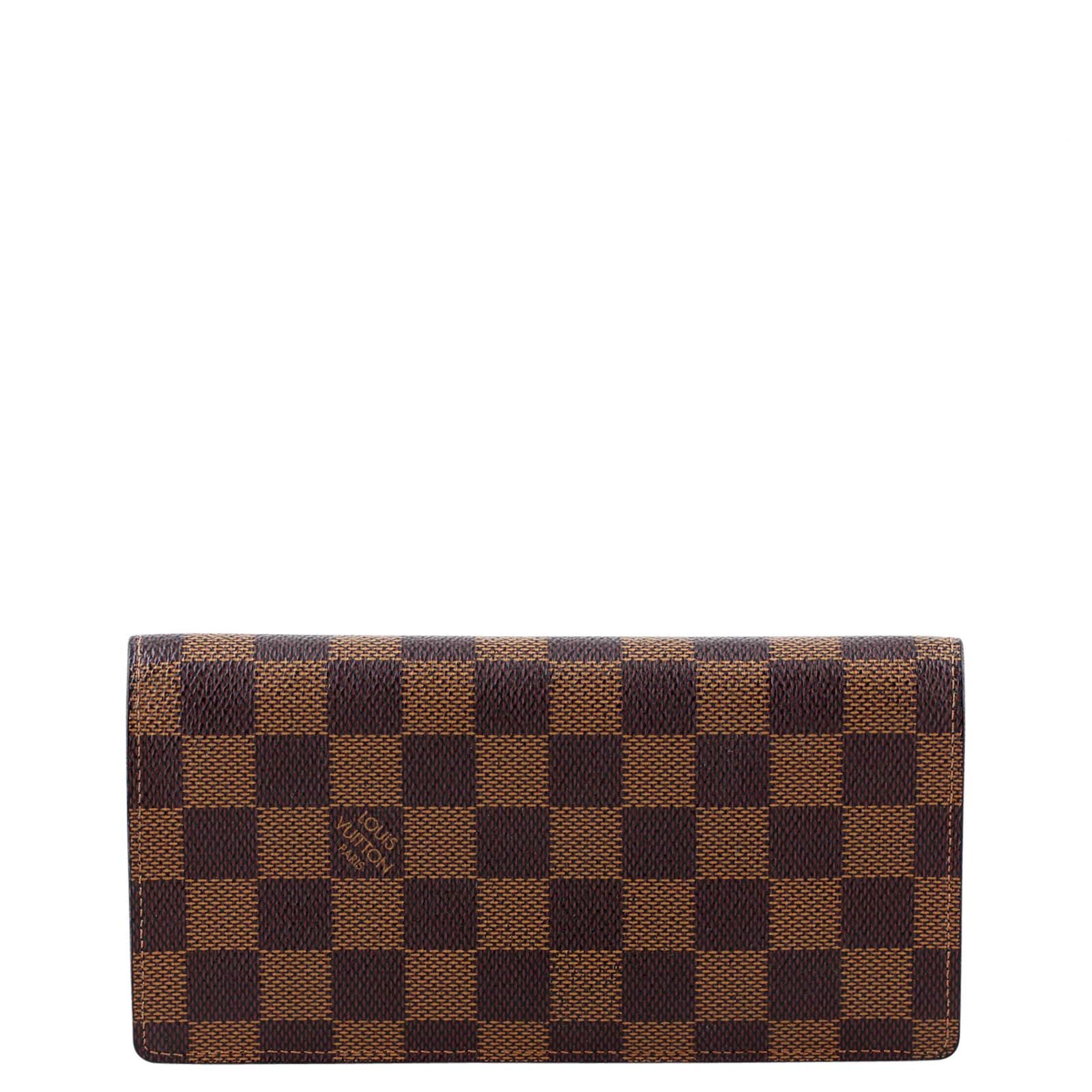 Louis Vuitton Brazza Wallet Damier Ebene Front