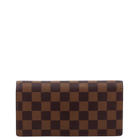 Louis Vuitton Brazza Wallet Damier Ebene Back