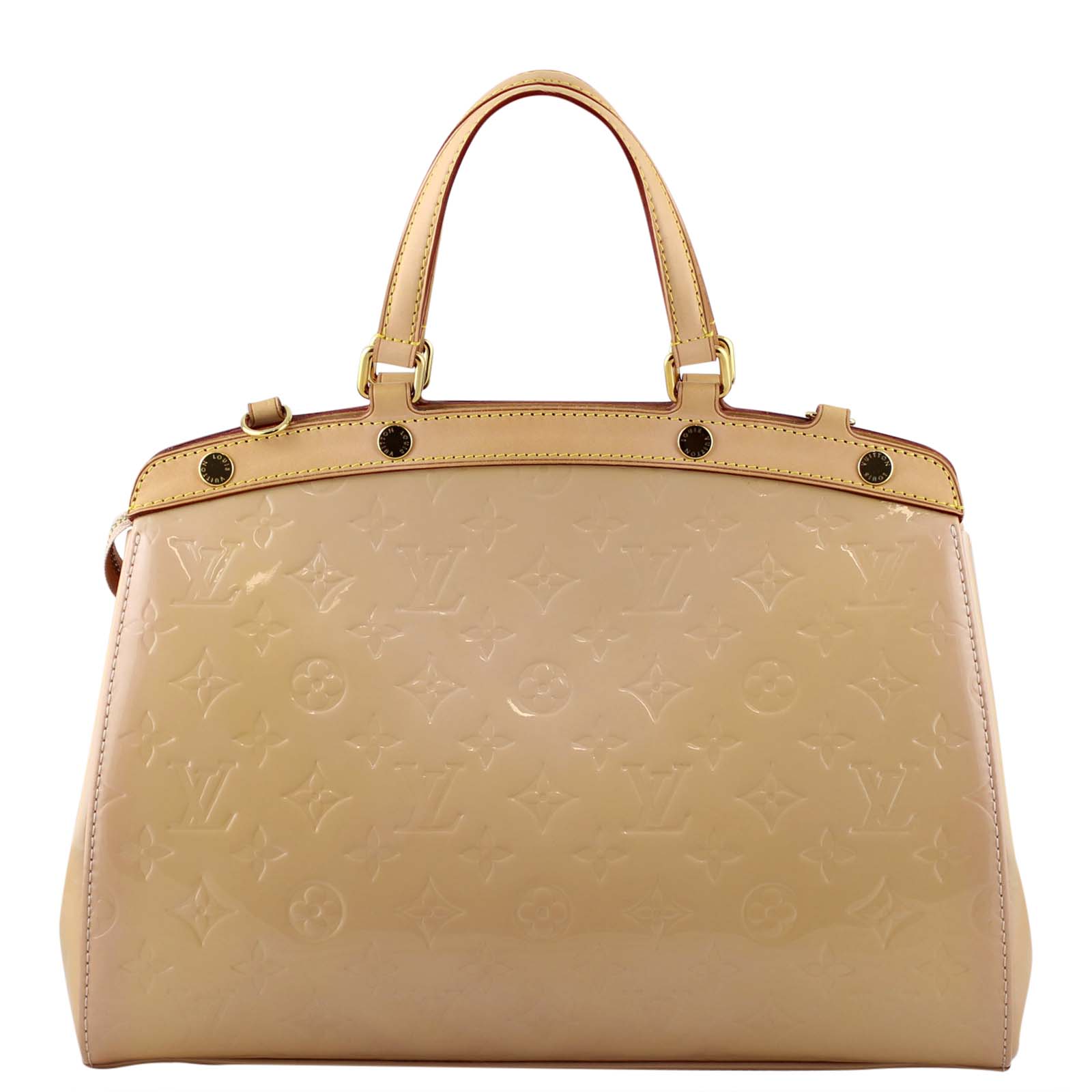 Louis Vuitton Brea MM Vernis Rose Florentine Back