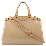 Louis Vuitton Brea MM Vernis Rose Florentine Front