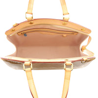 Louis Vuitton Brea MM Vernis Rose Florentine Interior