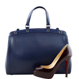 Louis Vuitton Brea MM Epi Indigo shoe