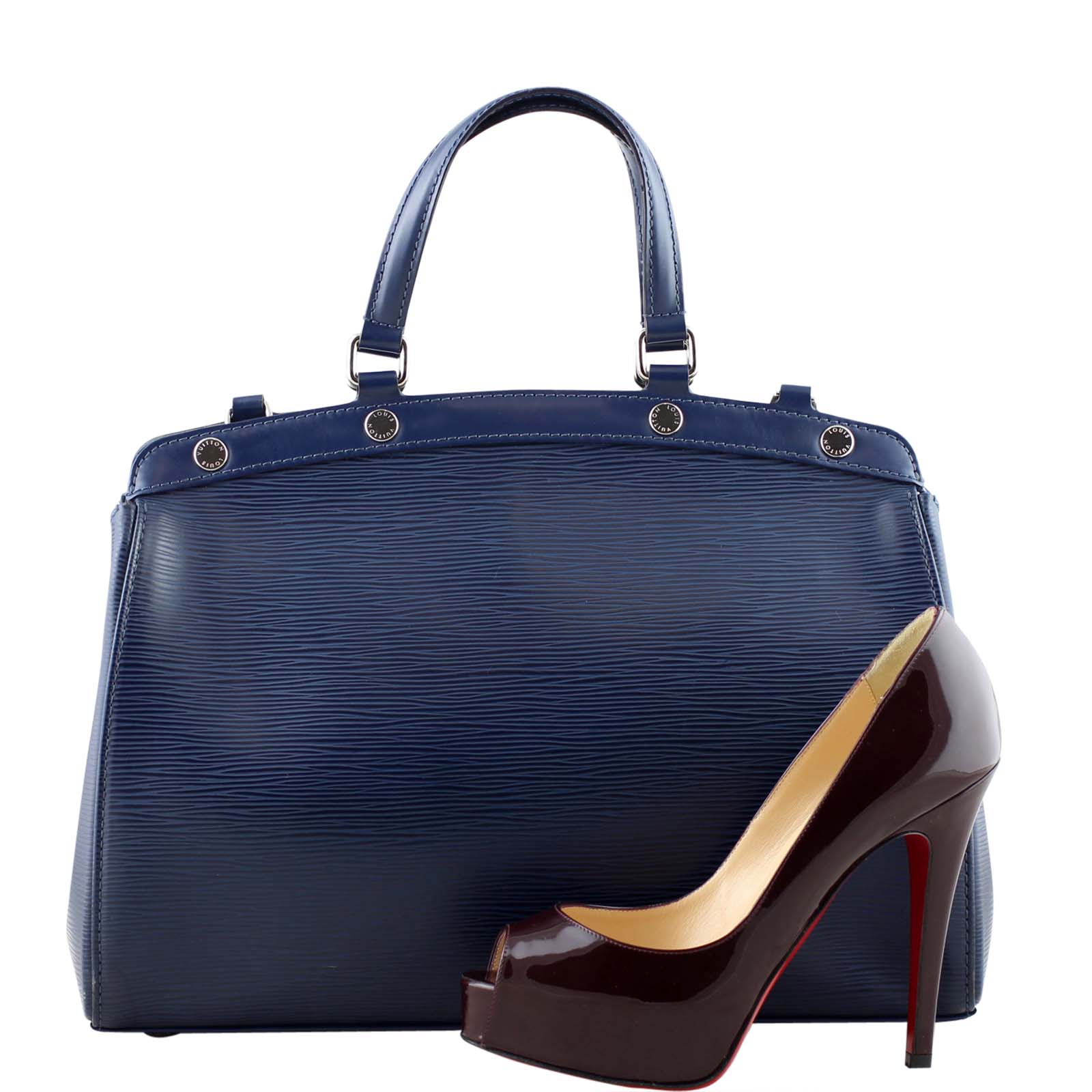 Louis Vuitton Brea MM Epi Indigo shoe