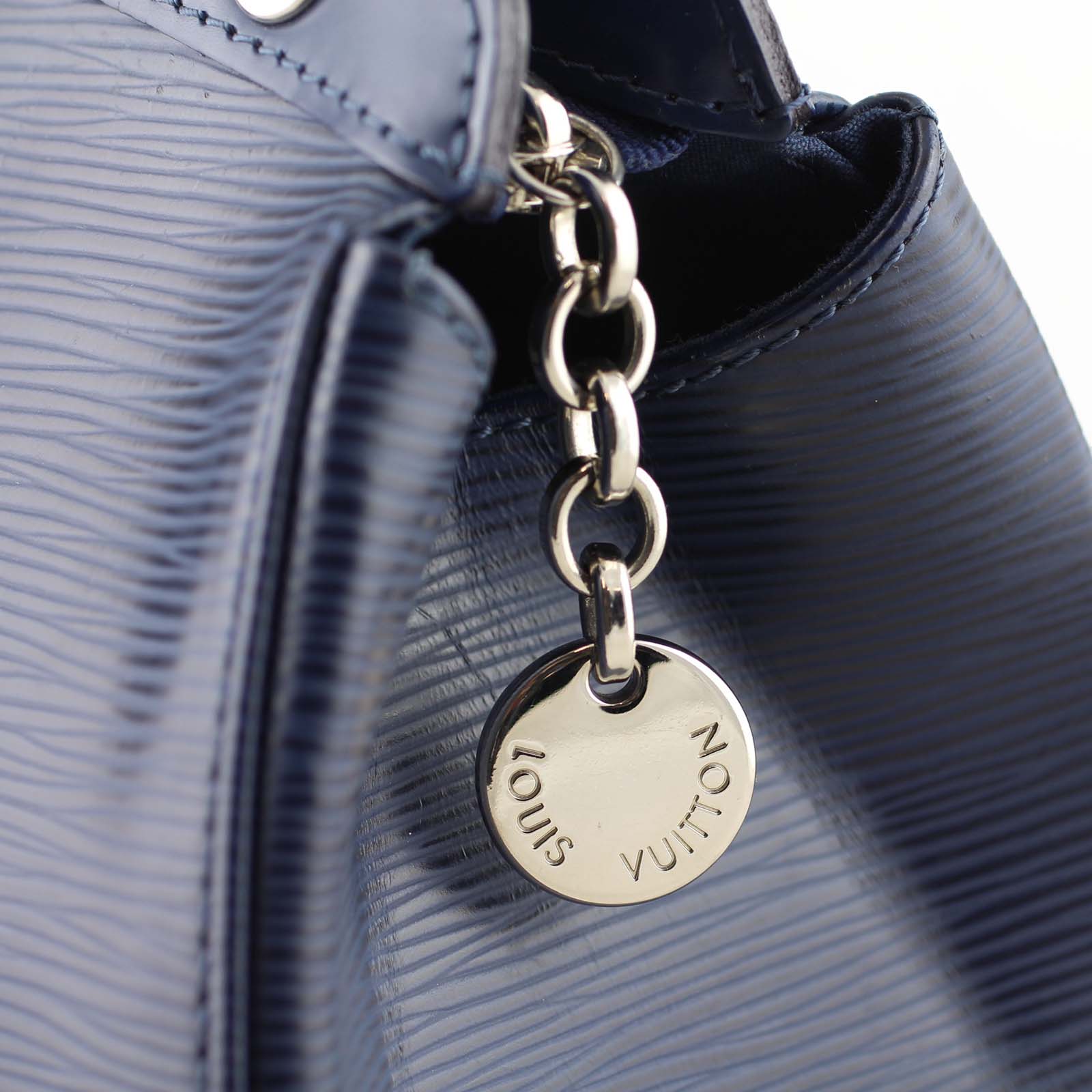 Louis Vuitton Brea MM Epi Indigo charm