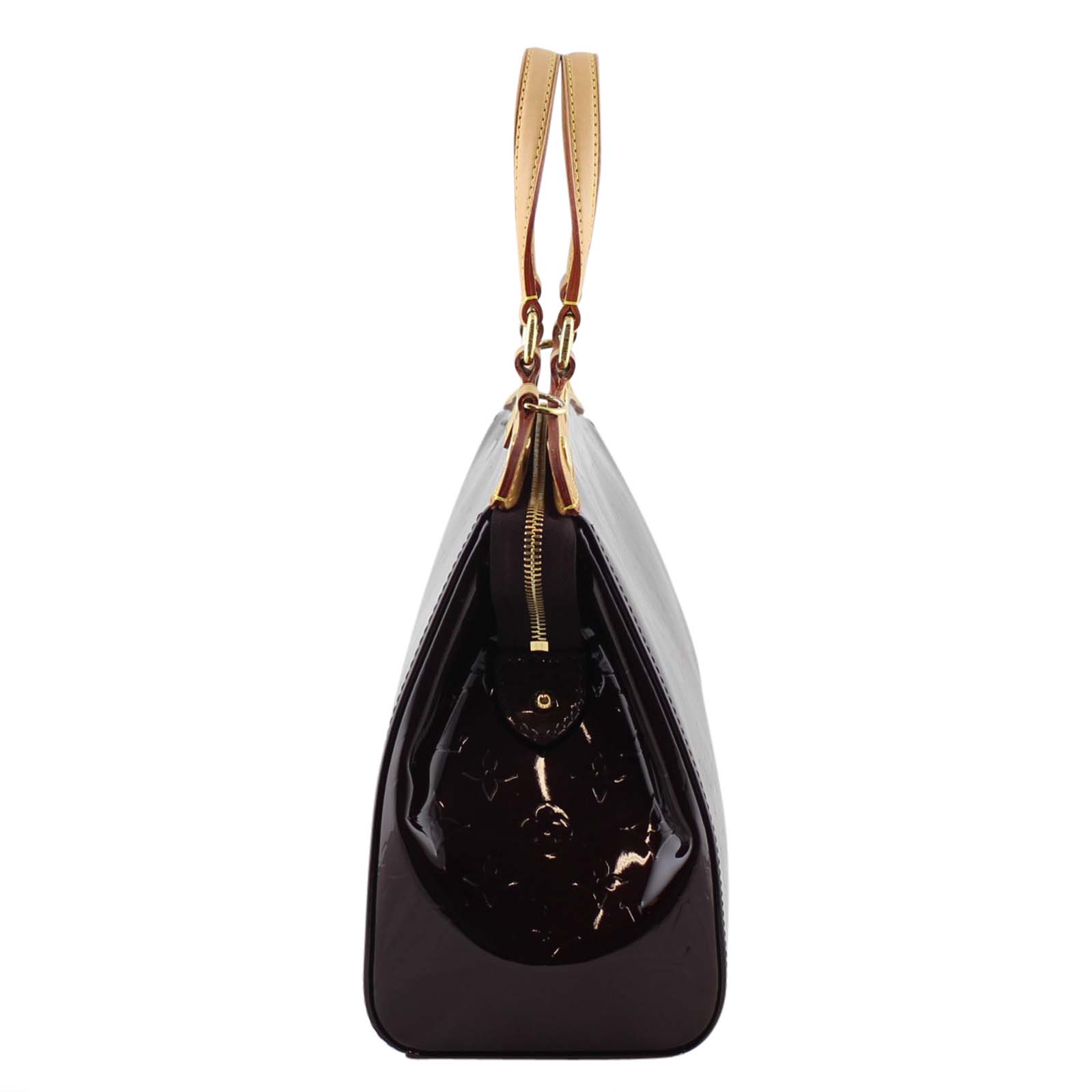 Louis Vuitton Brea Vernis Amarante MM Right side