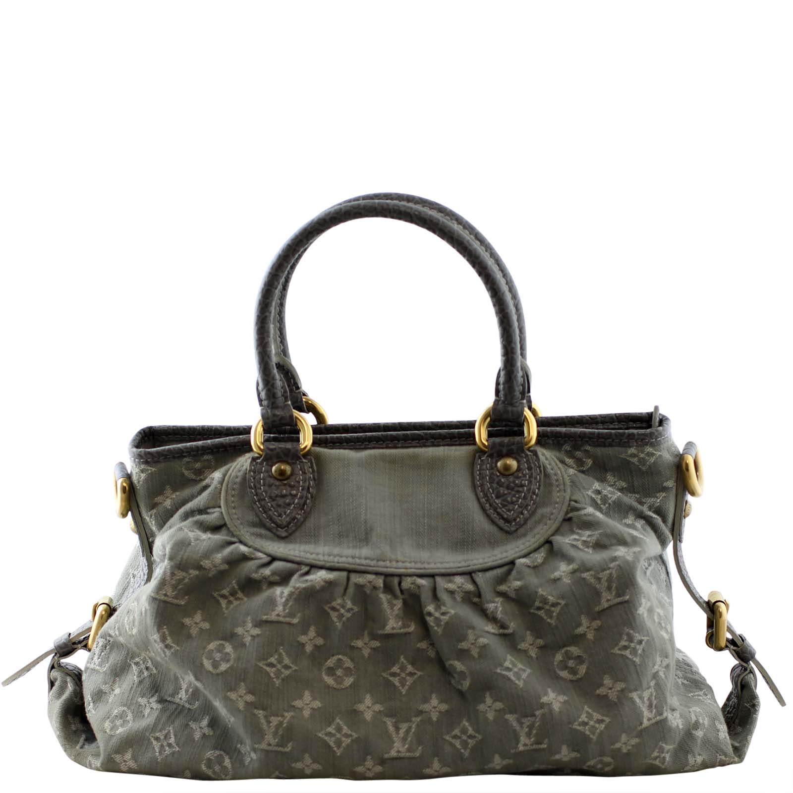 Louis Vuitton Monogram Denim Neo Cabby MM Back
