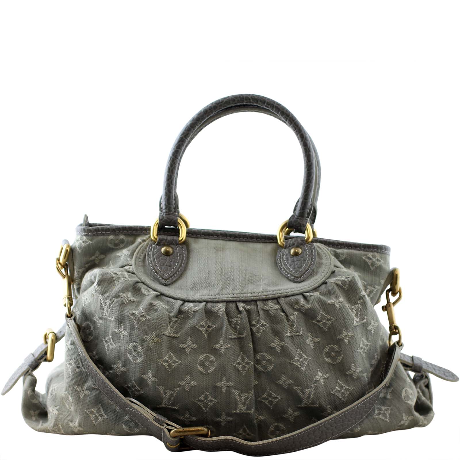 Louis Vuitton Monogram Denim Neo Cabby MM Front strap