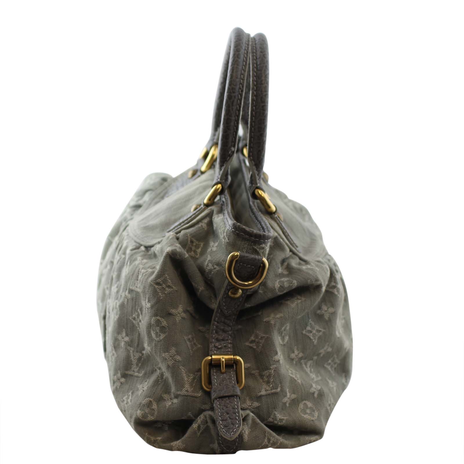 Louis Vuitton Monogram Denim Neo Cabby MM Left