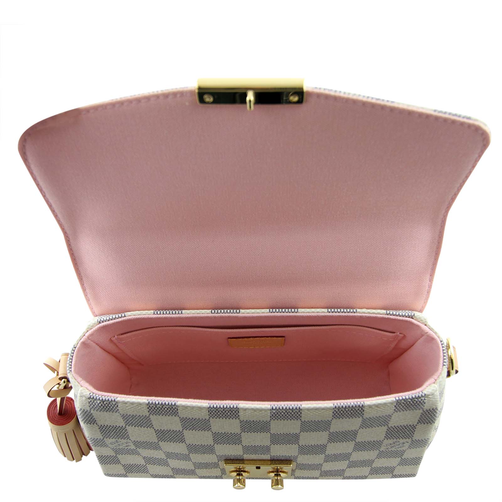 Louis Vuitton Croisette Damier Azur Interior