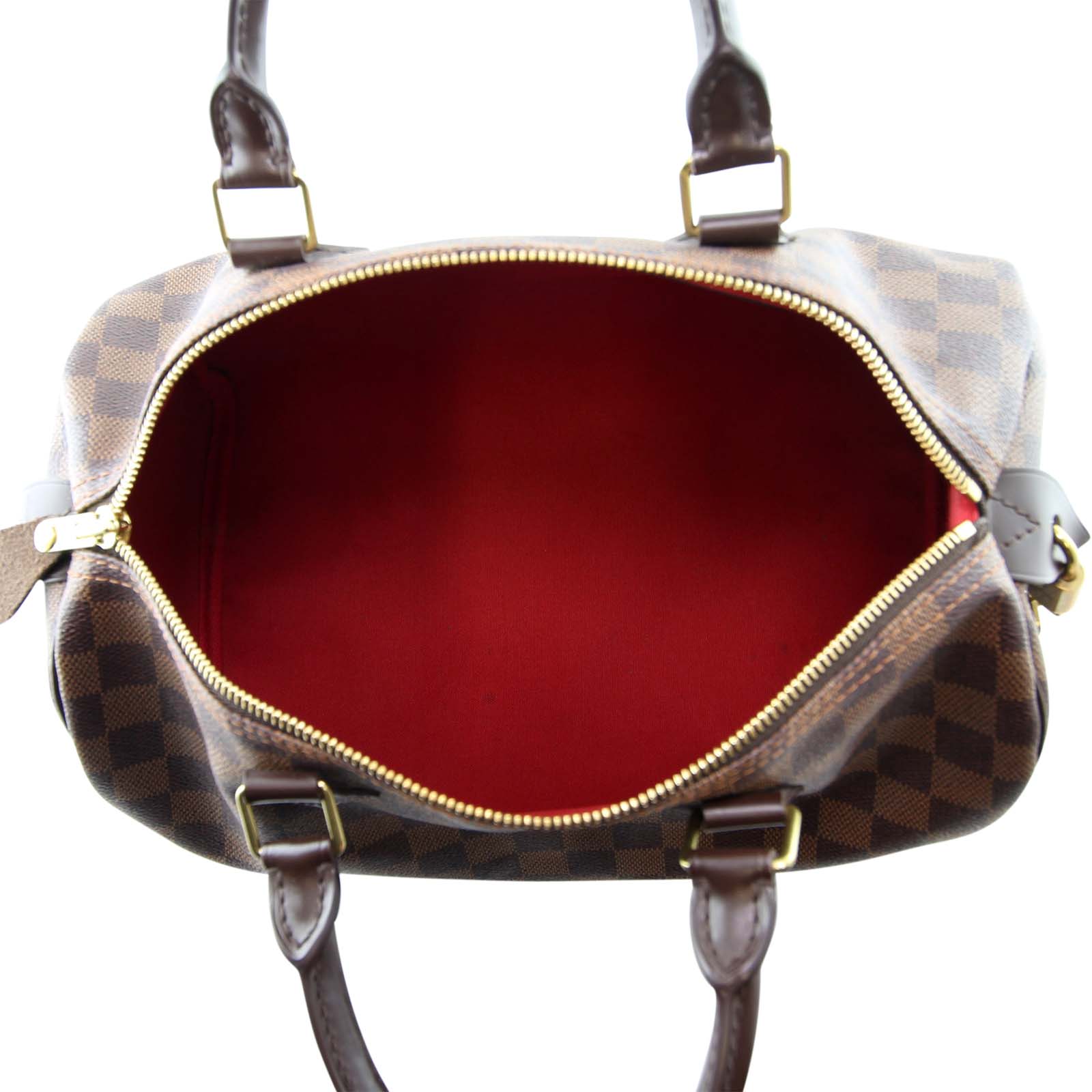 Louis Vuitton Speedy 30 Damier Ebene Interior