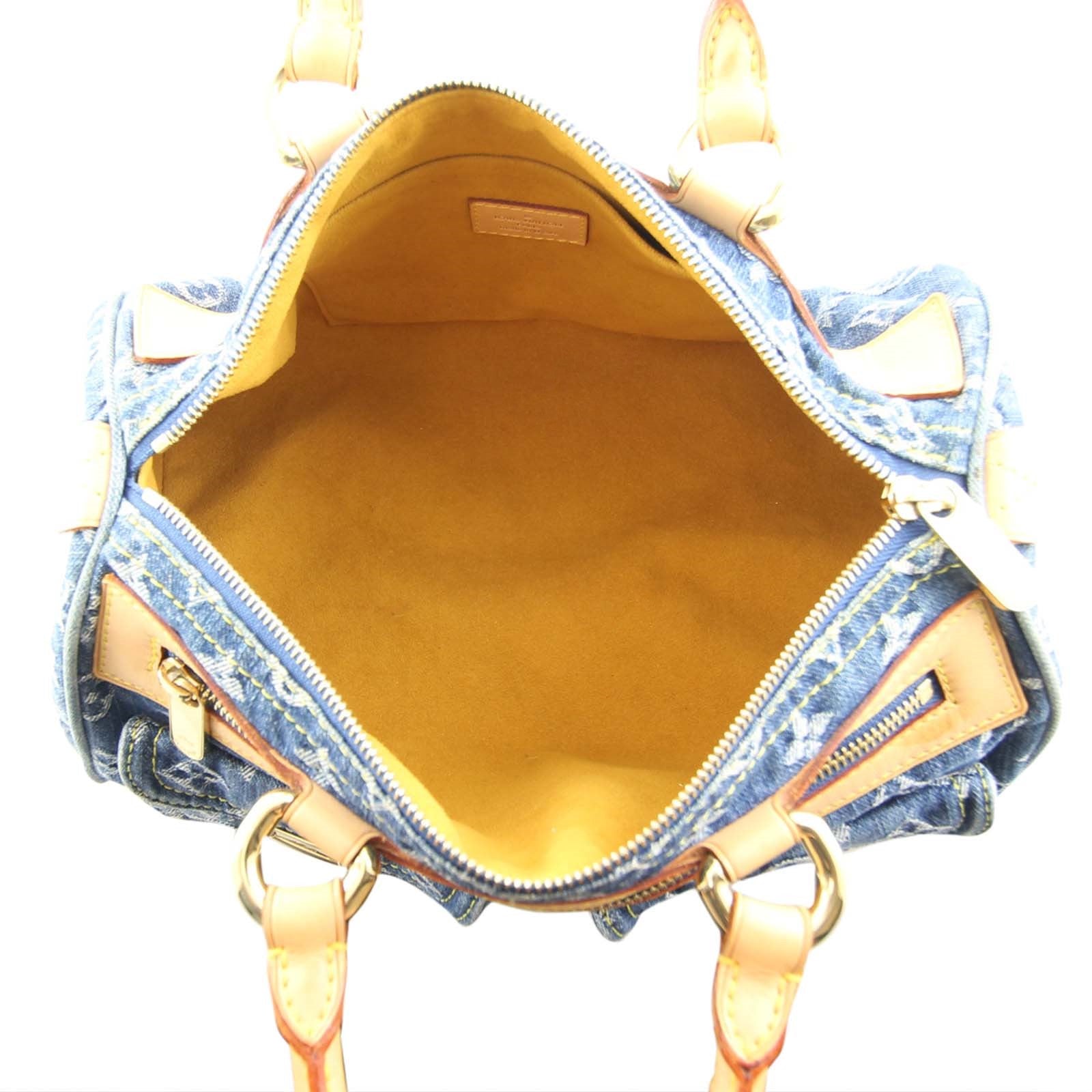 Louis Vuitton Neo Speedy Denim Interior