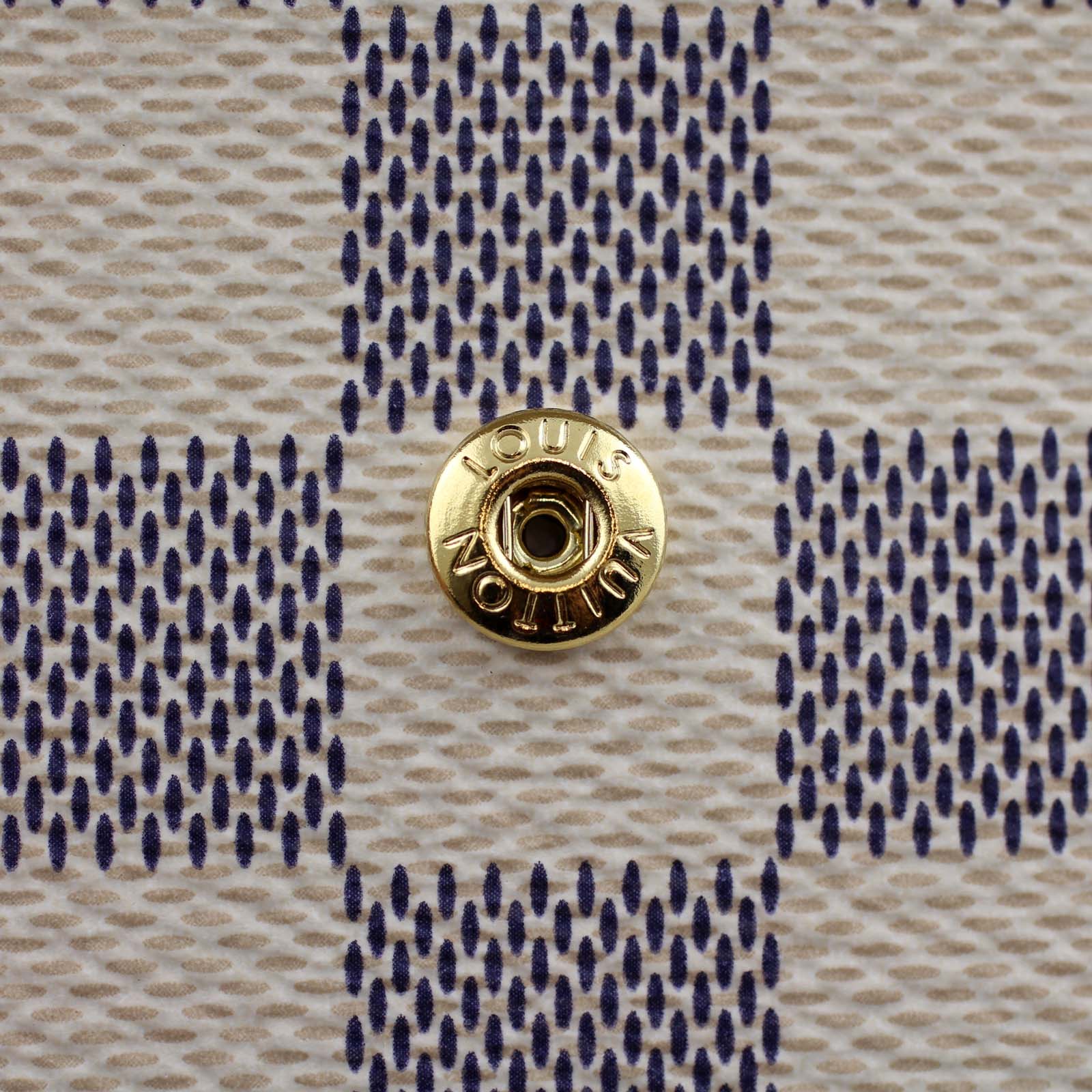 Louis Vuitton Emilie Wallet Damier Azur Dome