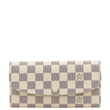 Louis Vuitton Emilie Wallet Damier Azur Front