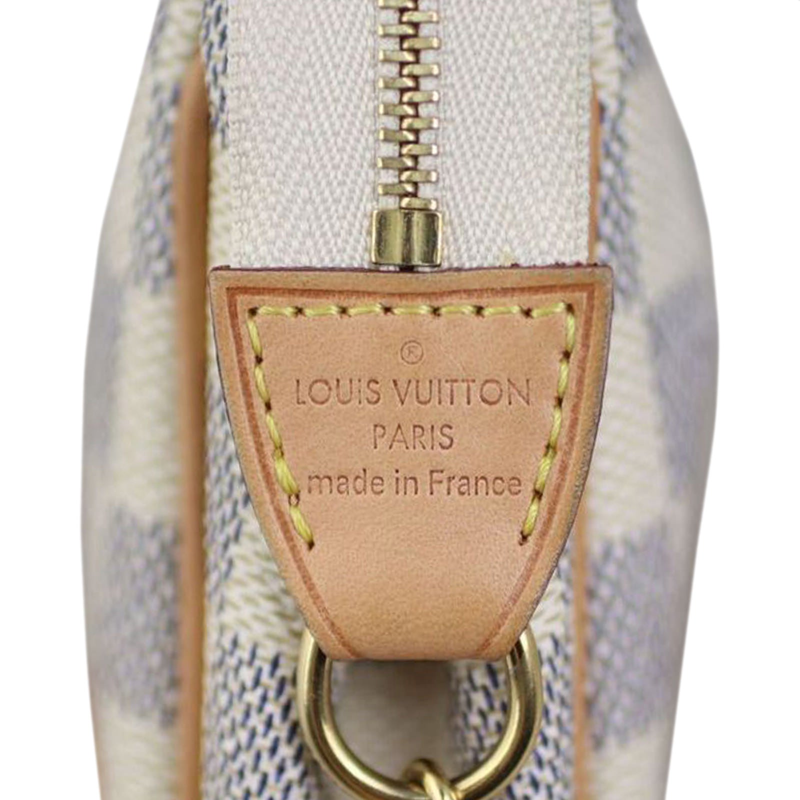 Louis Vuitton Eva Pochette Damier Azur Stamp