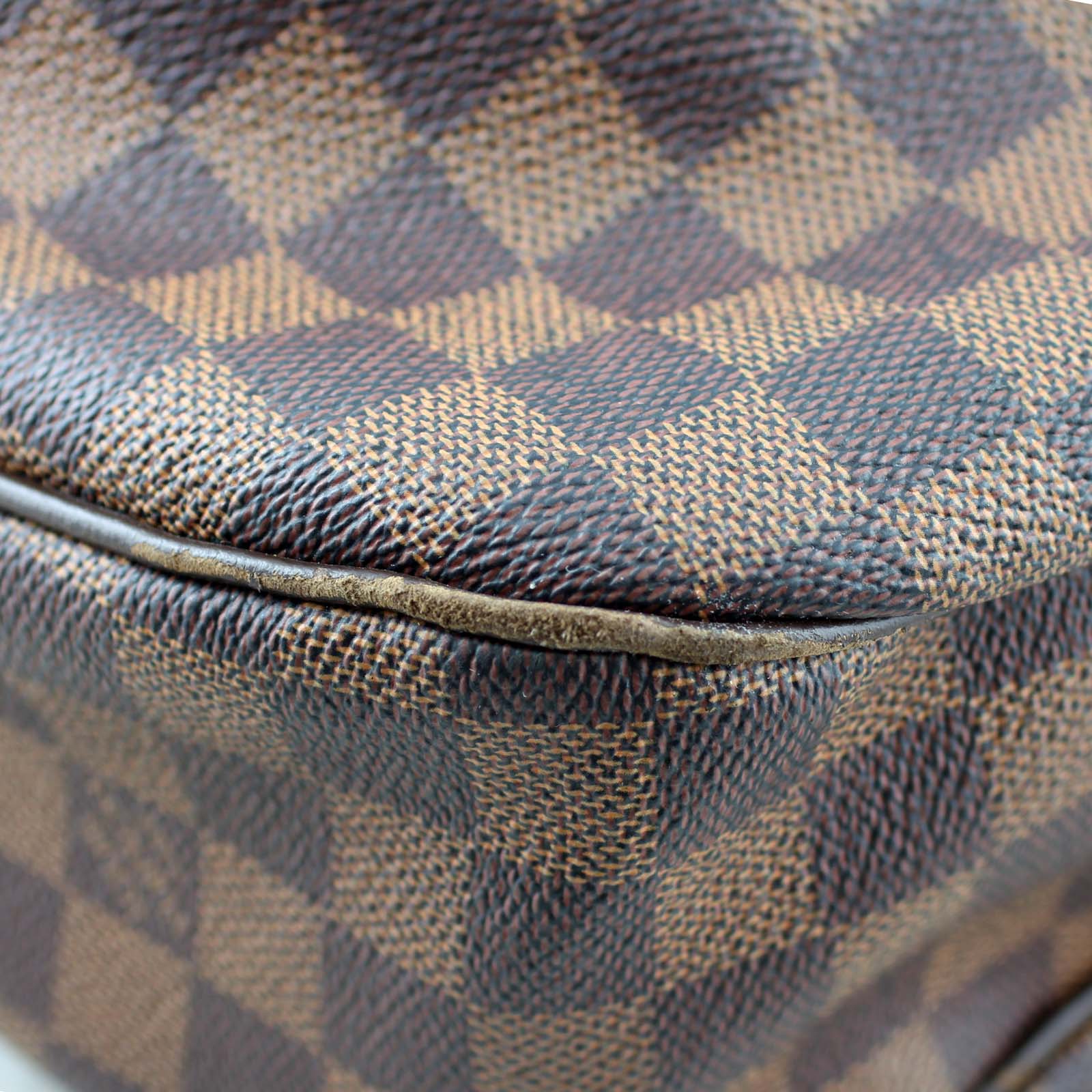 Louis Vuitton Evora MM Damier Ebene Corner Scuffs