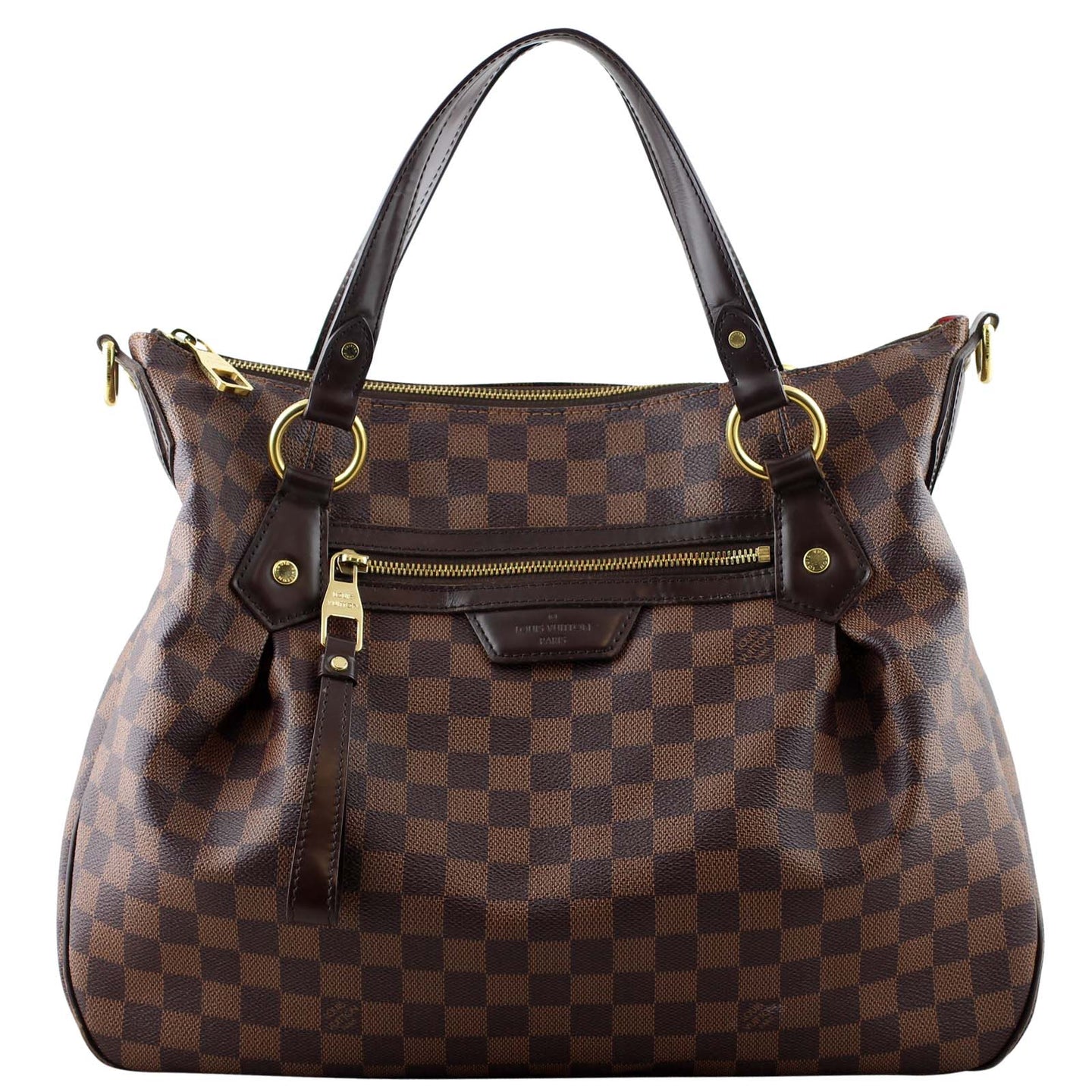 Louis Vuitton Evora MM Damier Ebene Front