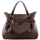 Louis Vuitton Evora MM Damier Ebene Front