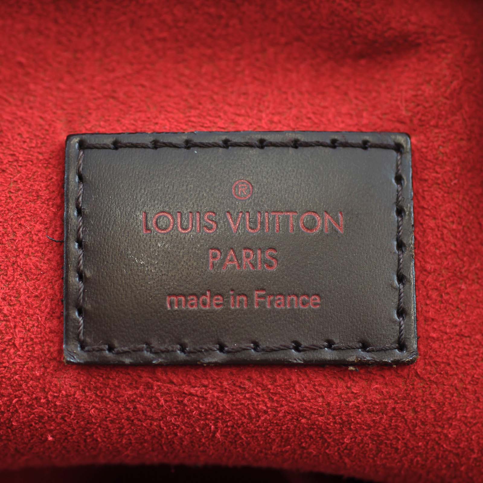 Louis Vuitton Evora MM Damier Ebene Made in France