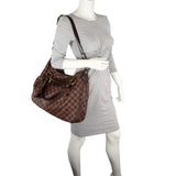 Louis Vuitton Evora MM Damier Ebene Scale