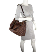 Louis Vuitton Evora MM Damier Ebene Scale