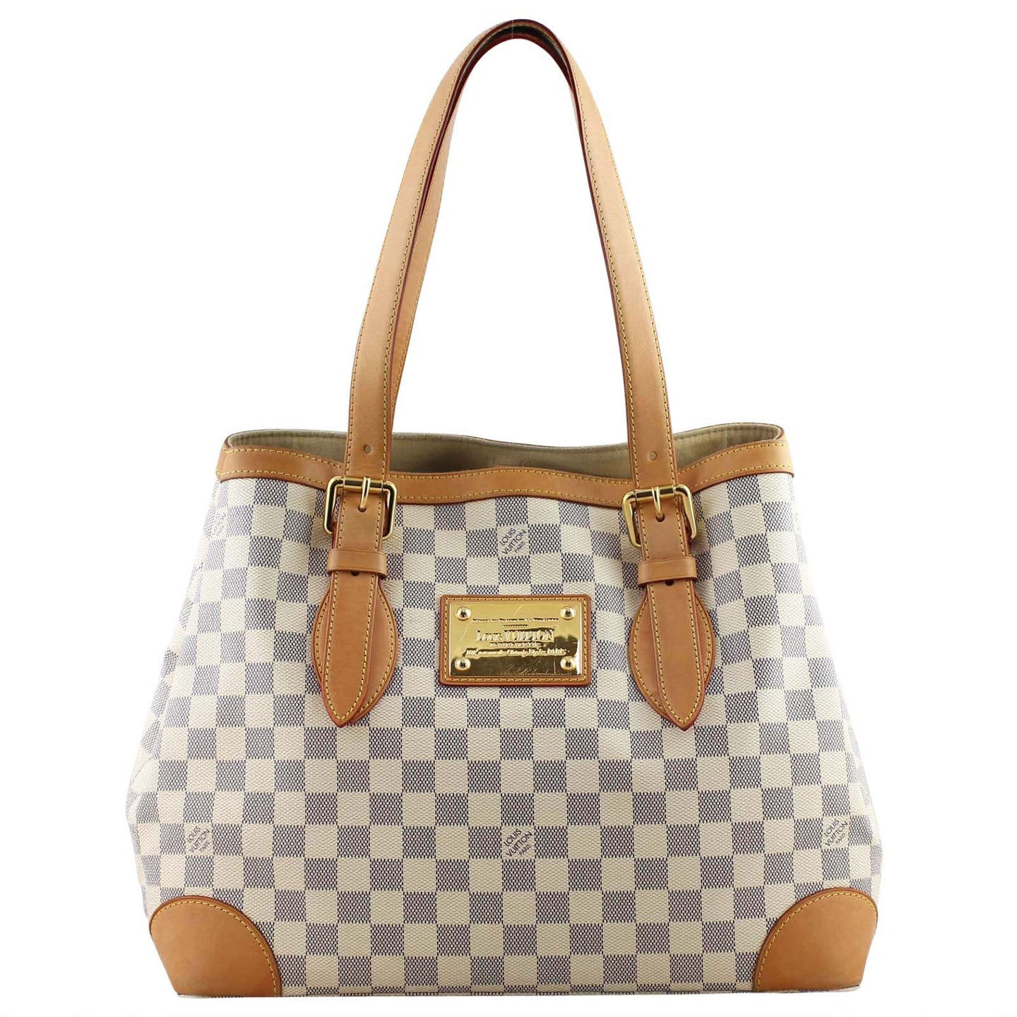 Louis Vuitton Hampstead GM Damier Azur Front