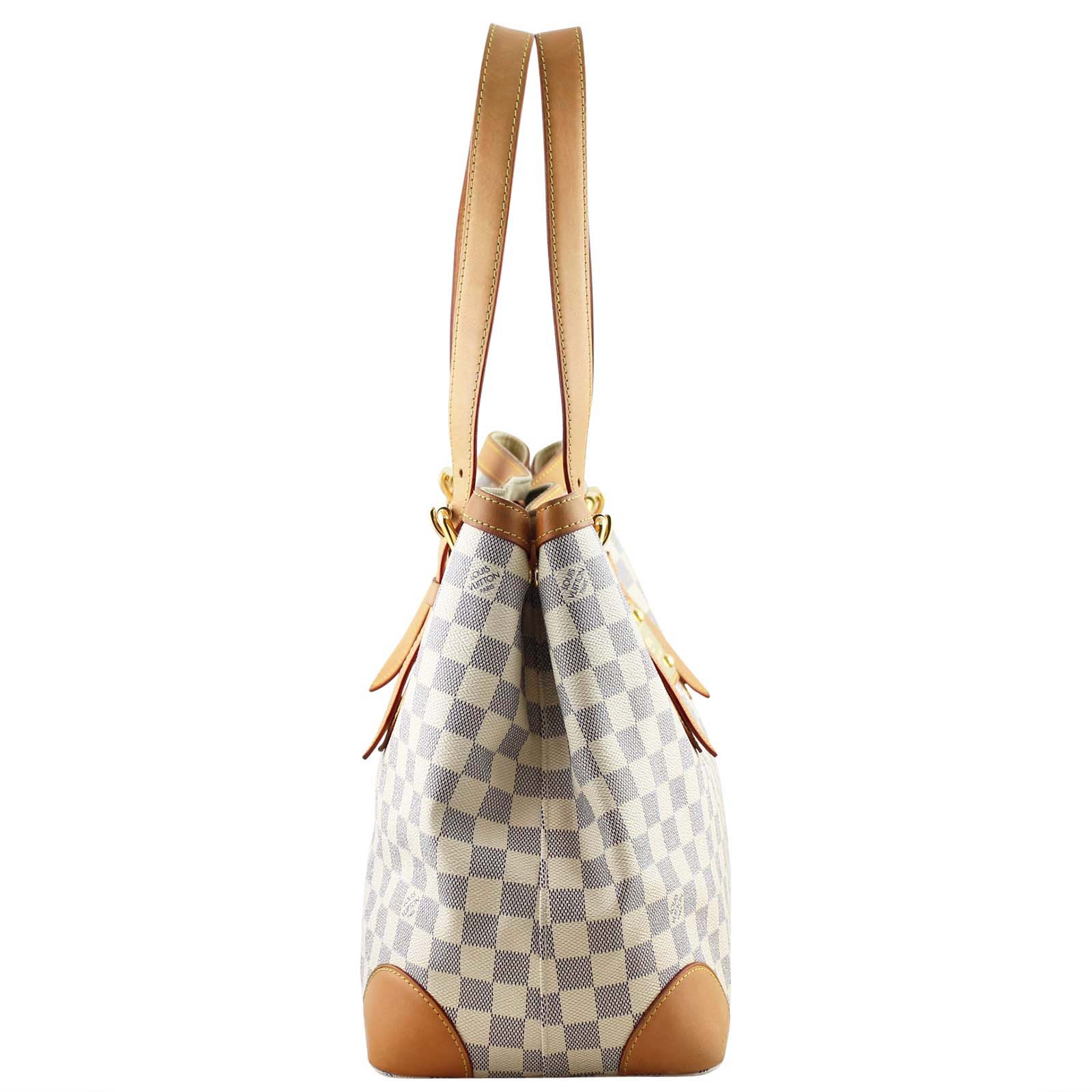 Louis Vuitton Hampstead GM Damier Azur Side