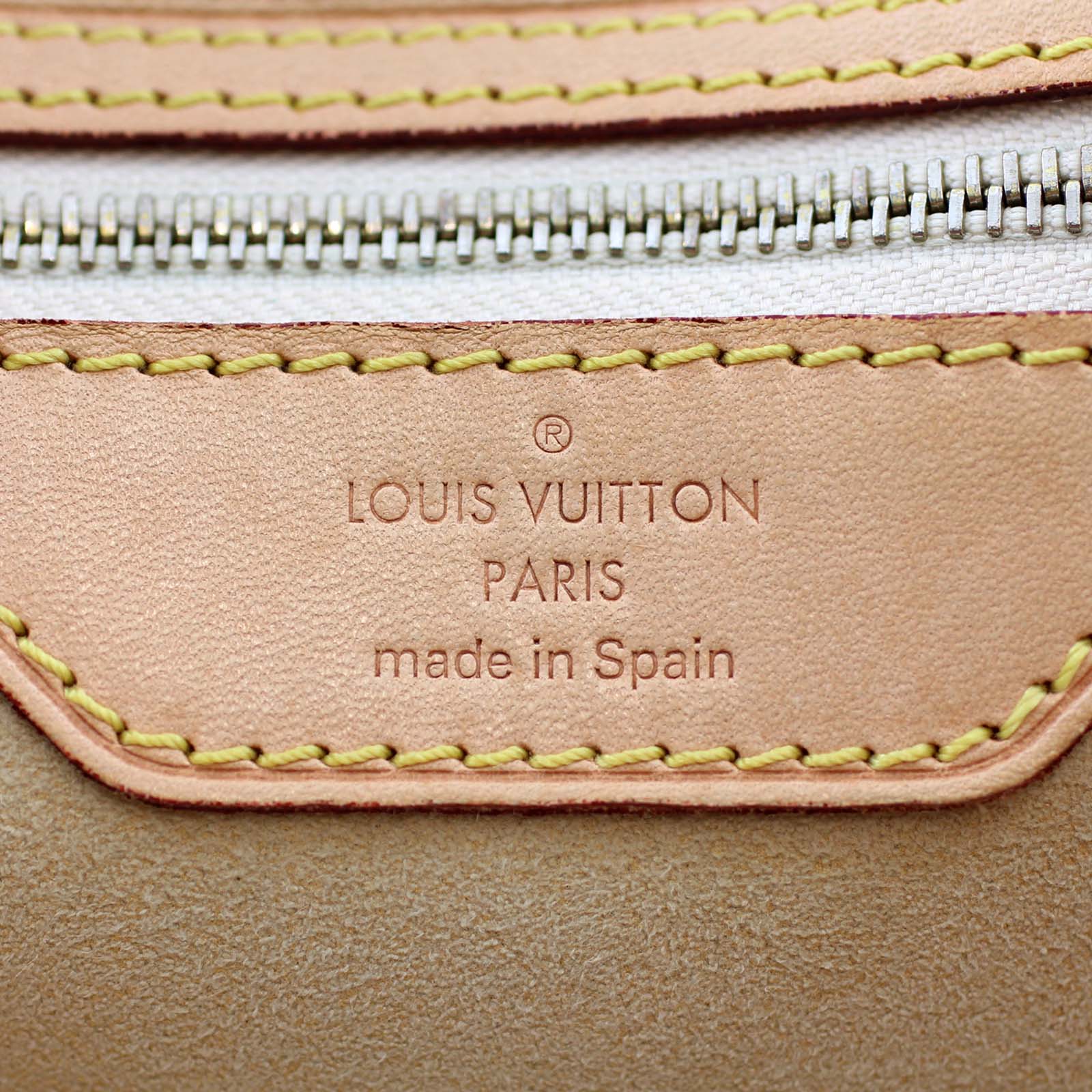 Louis Vuitton Hampstead GM Damier Azur Made in Spain