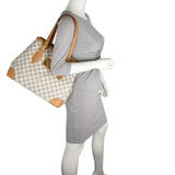 Louis Vuitton Hampstead GM Damier Azur scale